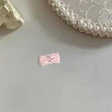 ミニヘアピン ピンクリボン 猫用 手作り
