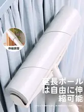 猫毛対策！ロングハンドル粘着ローラー【床やカーペット用・ペット毛やホコリ除去】