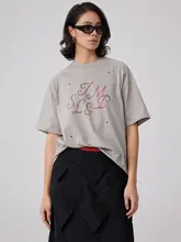ヴィンテージロゴデザインのダイアモンドTシャツ【銅製スタッズ付き・印刷デザイン】