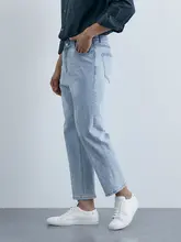 メンズ抗菌デザインのストレートデニムパンツ【綿100％・微ストレッチ・カジュアル】