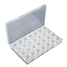 ネイルアート用 大容量収納ボックス【小格子・ネイルパーツ整理用】
