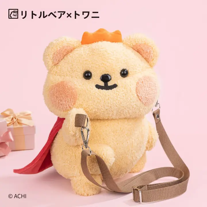 ぬいぐるみ ショルダーバッグ もこもこ 寝そべり キャラクター かわいい レディース プレゼント