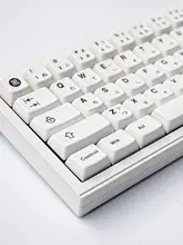 MDA 高度なミニマリスト ホワイト 日本語 ATK PBT68 ホットサブリメーション キーボードキーキャップ