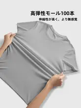 極上の柔らかさの男性用Tシャツ【短袖・通気性・涼感】