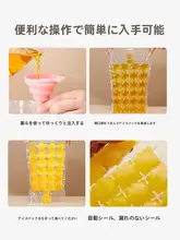 使い捨てアイスバッグ【食用・自封口・家庭用・氷製氷型】