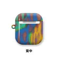 夢幻的なカラーポイントデザインのAirPods用ハードケース【レトロスタイル・光沢仕上げ】