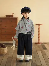 男の子用 ジーンズ【春秋用・ストレートカット・ブレンドデニム・ウエストゴム】