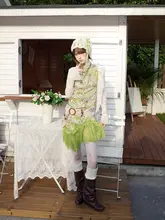 米白色のシフォンカーディガン【秋用・フレアスリーブ・UVカット・短丈】