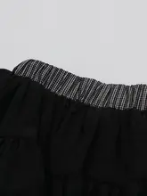 高腰デザインのチェック柄フレアスカート【女性用・シンプル・軽やか】（セットアップ対応）