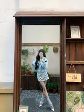 ミニスカート レディース ハート柄 ヴィンテージ ギャル 秋