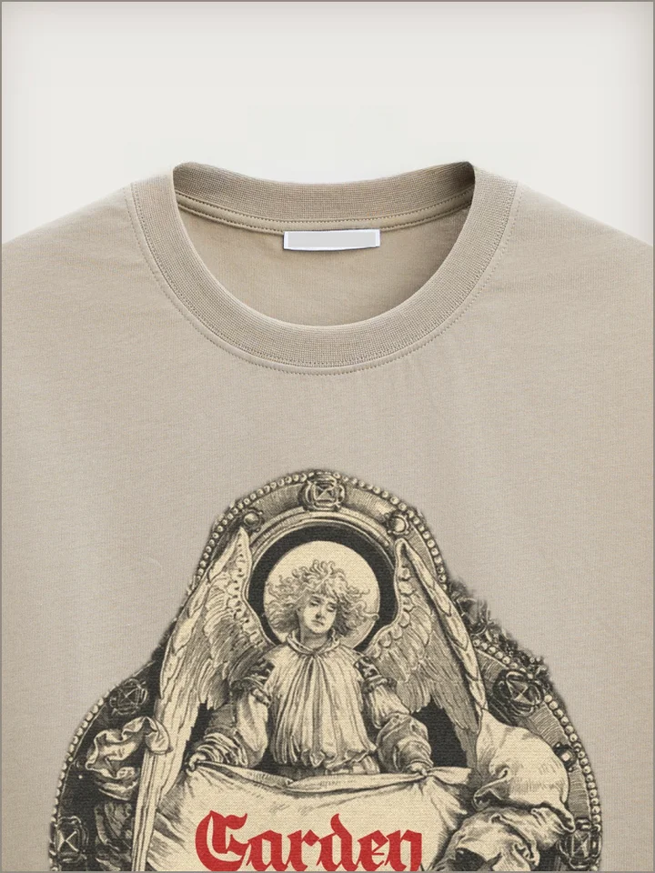 オリジナルデザインVネックタンクトップTシャツ【LADY GAGAインスパイア・短袖】