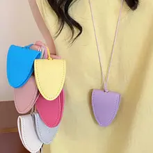 カラフルなネックストラップ付きレザー眼鏡クリップネックレス【春用・携帯性に優れたデザイン】