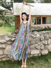 リゾートスタイルのビーチロングスカート【ルーズフィット・民族風・高級感】