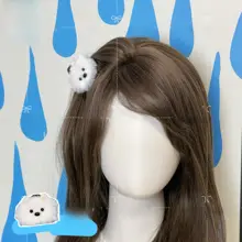 オリジナルデザイン 小犬のヘアクリップ【ミニサイズ・髪留め】