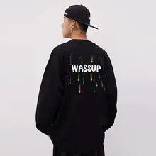 男女兼用コットン長袖Tシャツ【春秋用・アメリカンスタイル】