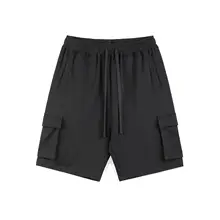 ルーズなワークウェア ミッドガード パンツ コットン カジュアル スポーツ ベーシック