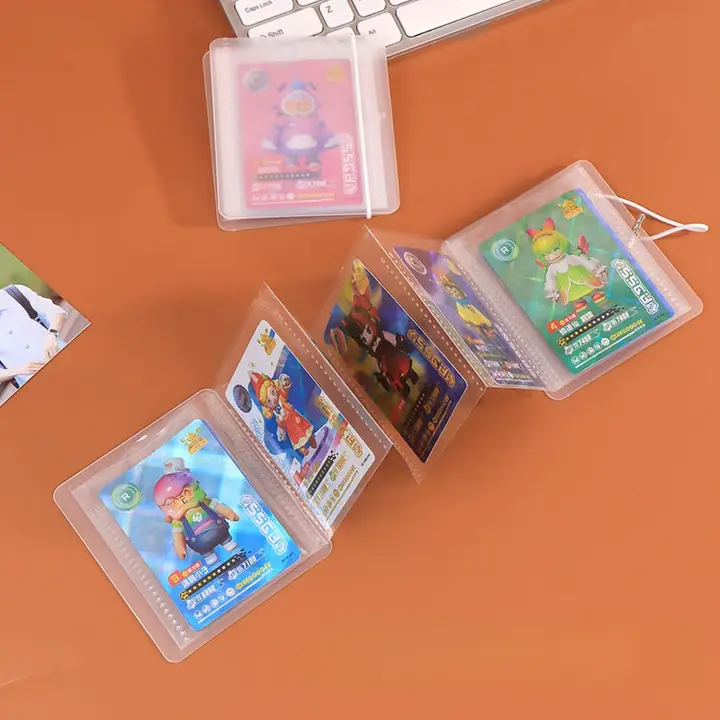 10ポケット折りたたみ式カードアルバム【伸縮可能・3インチ・追星カード用】