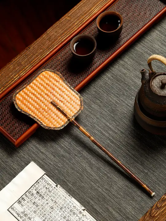 竹製ミニ扇子【手作り・涼炉扇・茶道用品】