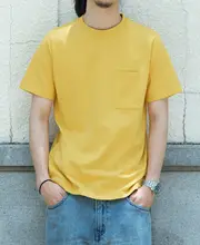 STAPH メンズ多ポケットコットン半袖Tシャツ【重厚感・シンプルデザイン】
