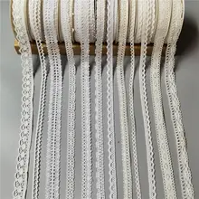 手作りに最適！コットンレースの飾り布【透かし模様・幅広】