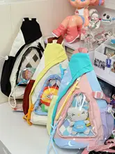 カラフルなスポーツショルダーバッグ【軽量・多機能・可愛いデザイン】