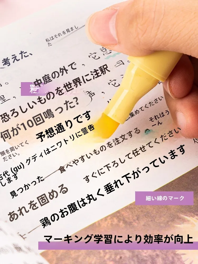 ハイライトペンをどう選ぶ？マカロンカラーの6色セットが学生のノートに与える、心の変化とは
