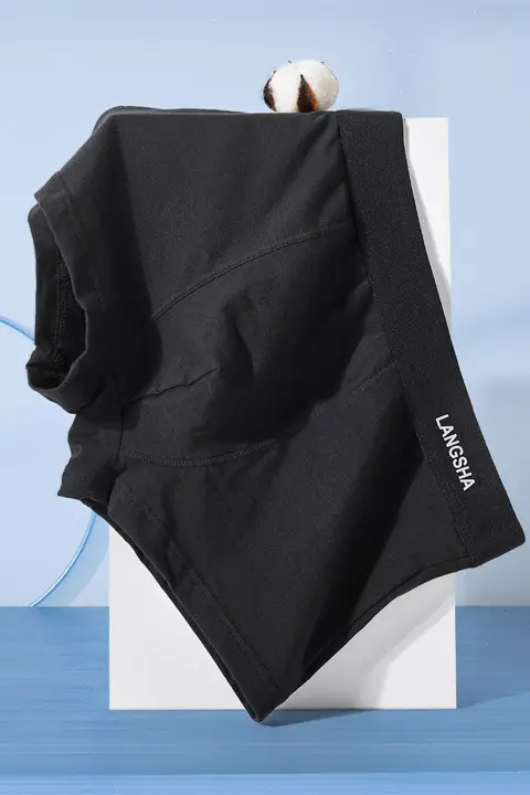 抗菌透湿性があるコットン製メンズボクサーパンツ【四角形・快適なフィット感】