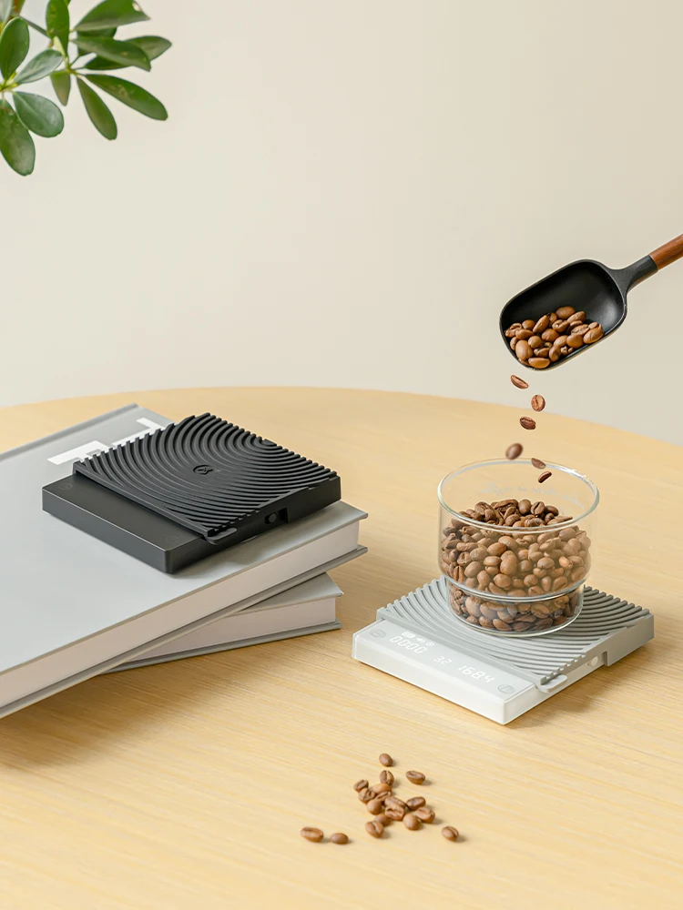 MINIコーヒー電子スケール：レッドドットデザインで手作りコーヒーの精度を実現