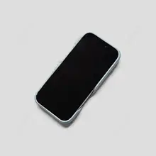 スマホケース ハードケース 合皮 ライテクスチャー マット加工 ハンドメイド ベビーブルー 爽やか かわいい iPhone 14 15 16 17 18 Pro 対応
