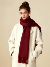 秋冬用 レディースストール【二通りの使用可能・シンプルなデザイン・韓国風】