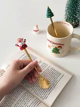 クリスマスギフト キャラクターカトラリーセット【ステンレス製コーヒースプーン・フルーツフォーク・家庭用】
