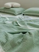 極上の柔らかさ！全棉ガーゼ毛布【夏用・寝具・ソファ・冷房対応】