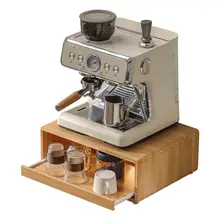 コーヒーメーカー用収納ラック【デスクトップ用・家庭用・コーヒーカップ収納】