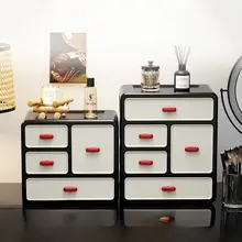 化粧品収納ボックス【デスクトップ用・引き出し式・防塵・防湿・大容量】