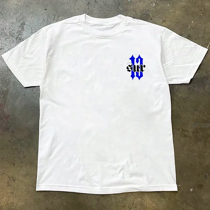 アメリカンスタイルのビッグシルエットTシャツ【コットン・ラウンドネック・短袖】