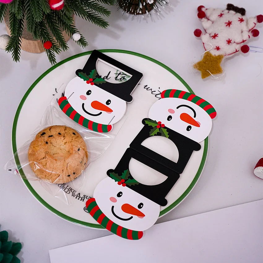クリスマスデコレーション用紙カード【ギフトやお菓子包装に最適・吊り下げ可能】（セットアップ対応）