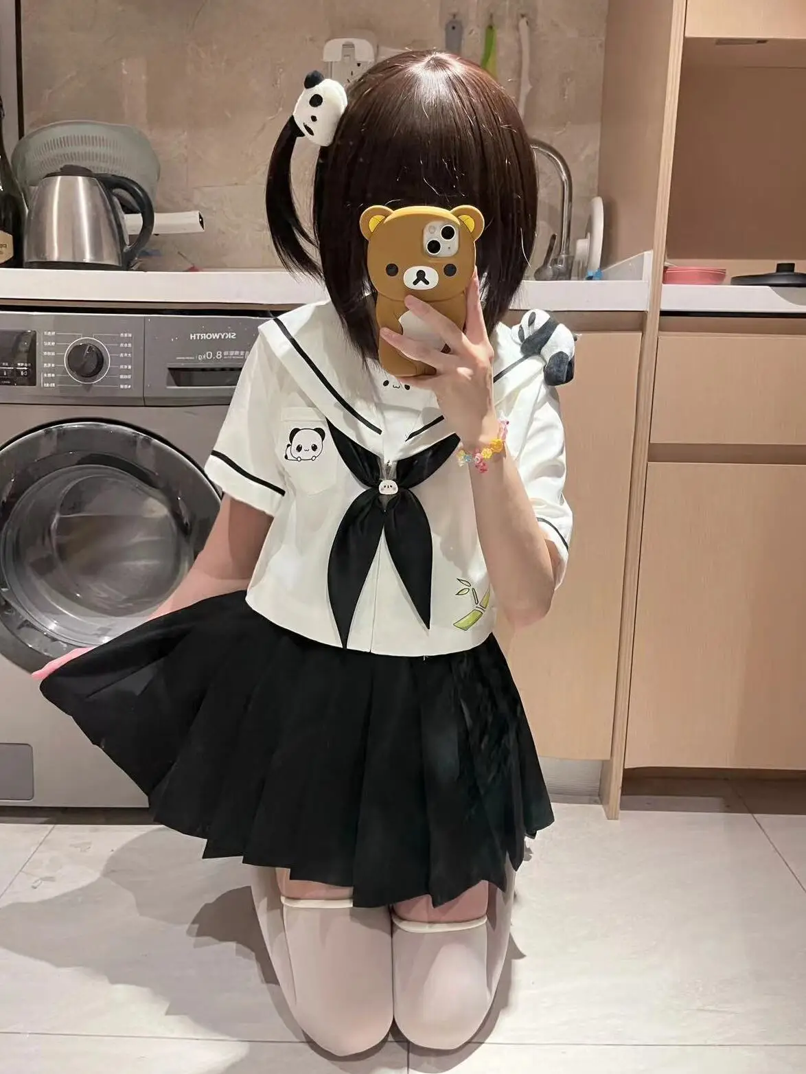 ハンサムショートワンピースはどんな感じ？幼萌系のセーラー服が実は最強の通勤・日常スタイルに！