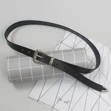 ベルト   レディース 本革 細幅 シンプル きれいめ 上品 着回し デニムコーデ ブラック
