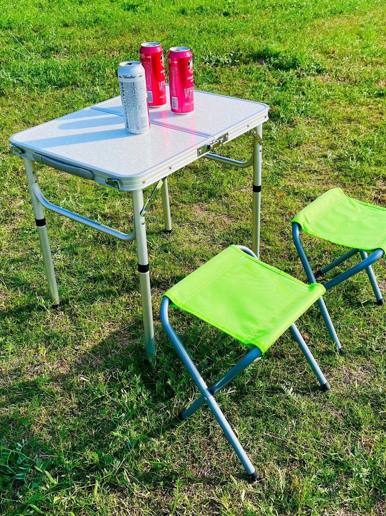 キャンプ道具を節約調達｜実際に使ってみた結果　アルミ合金テーブルの実用性徹底解説