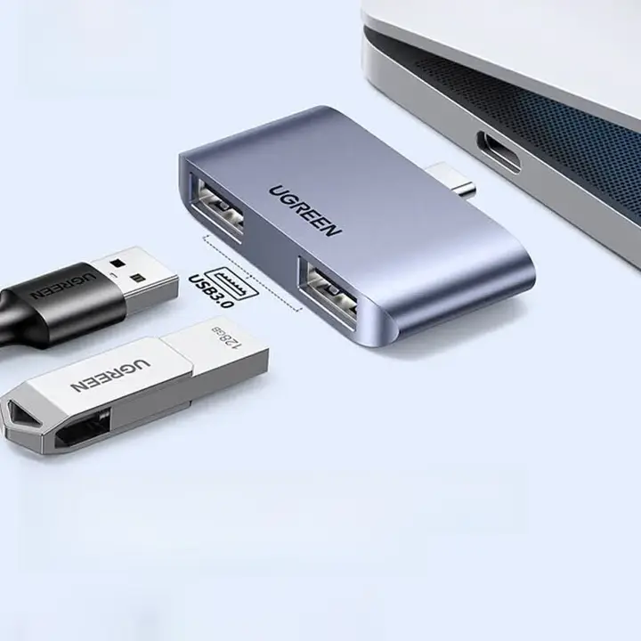 USB-C拡張ハブ【直挿式・多ポート・Macbook・Huaweiノートパソコン対応】