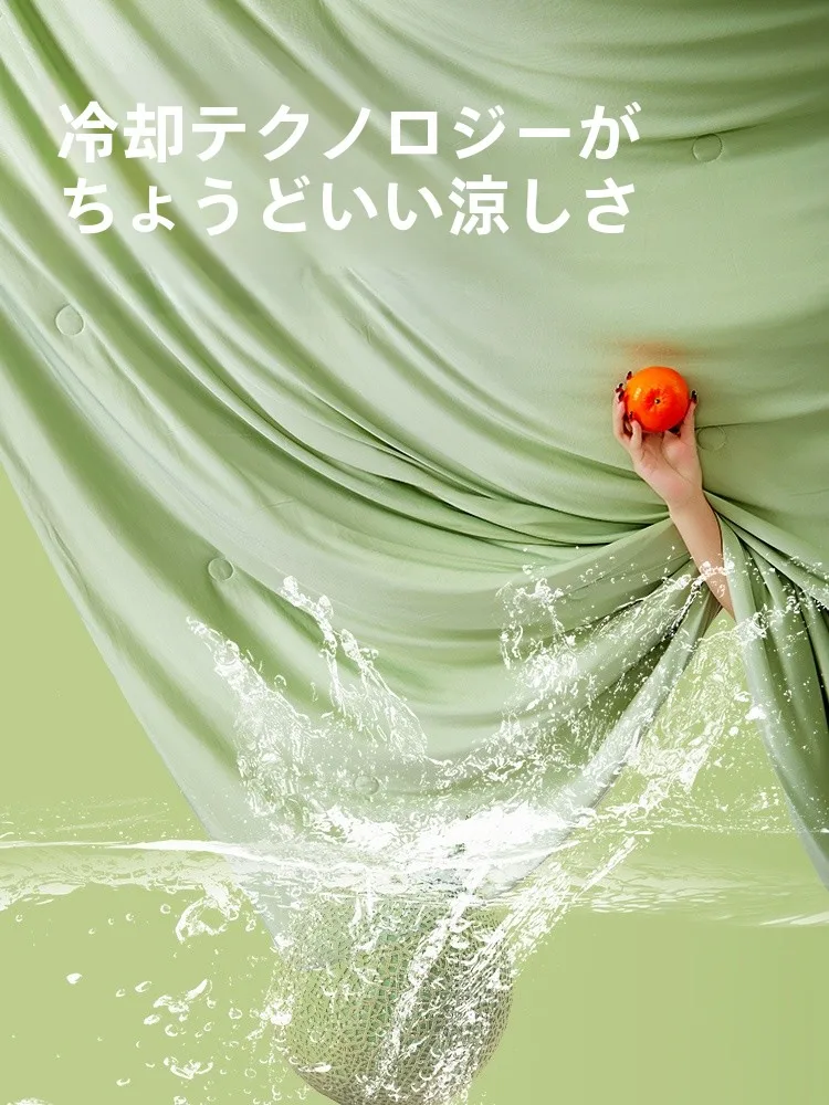涼感のあるアイスシルク製夏用敷布団：夏キャンプでの暑さ対策に最適な冷却性能を実証