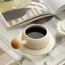 高級陶器製 コーヒーマグカップ【おしゃれなデザイン・誕生日プレゼントに最適】