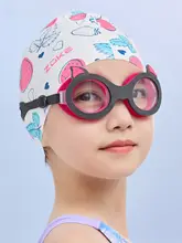 Zoke 可愛い猫デザインの子供用スイミングゴーグル【防水・防曇・泳ぎの練習に最適】