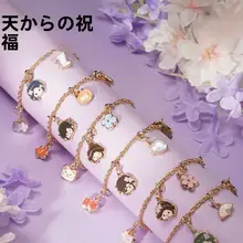 デザイン性の高い金属製ブレスレット【キャラクターアニメ・DIYギフト】