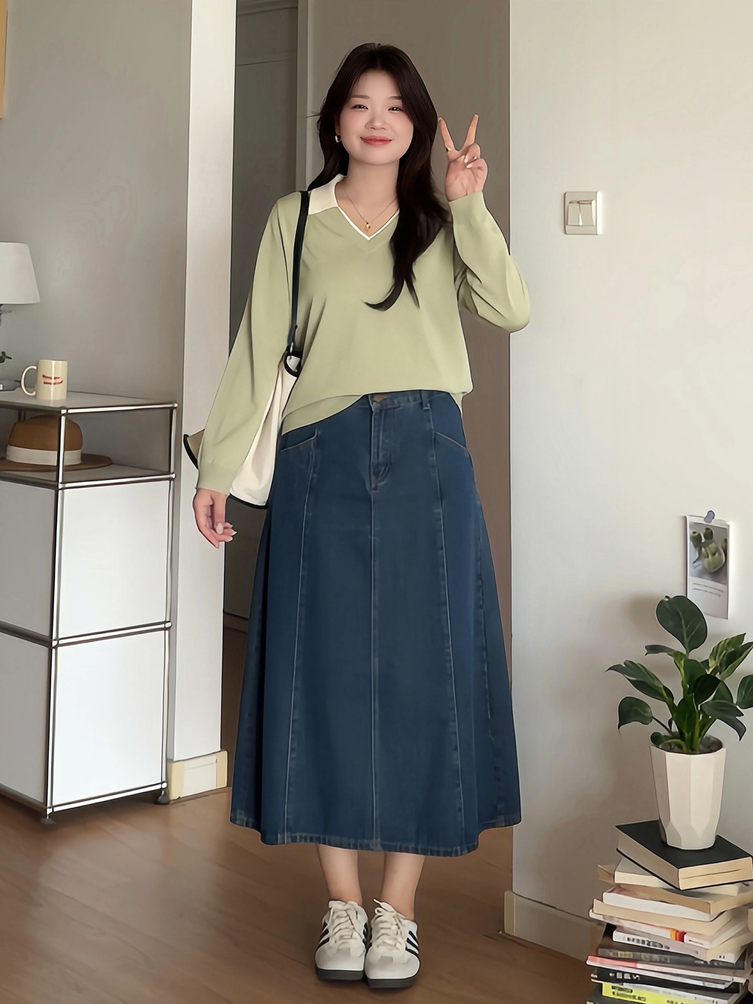 春用ゆったりニットシャツ：インナーとしての機能性と日常使いのバランス