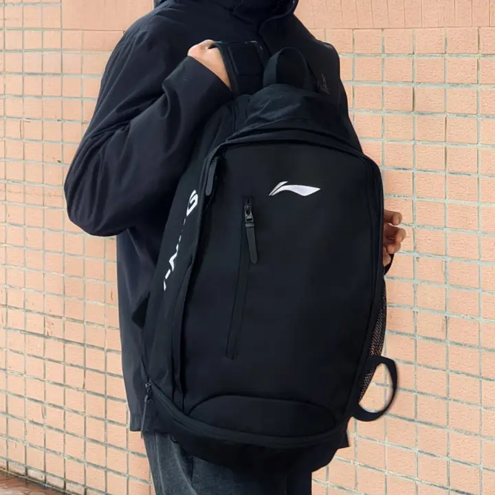 Li Ning メンズ大容量バックパック【アウトドア・旅行用・軽量・学生向け】