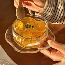高級感あるガラス製デザートボウル【ヨーグルト・フルーツ・スイーツ用】