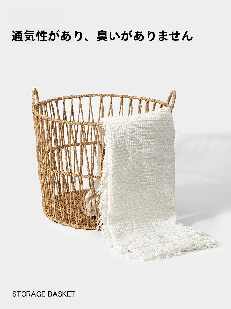 ワイヤー バスケット 黒 100 均の構造と実用性：大容量手作り編み収納バスケットの詳細解説