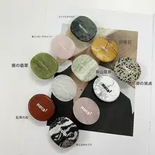 secondstudio 天然石製スマホスタンド【ユニバーサルデザイン・伸縮可能・衝撃吸収機能】