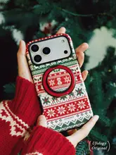 スマホスタンド マグネット式 MagSafe対応 360度回転 卓上 クリスマス お正月 ギフト「Ufology」
